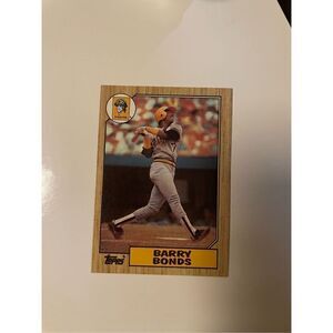 Barry Bonds Rookie Card by topps mint condition #320